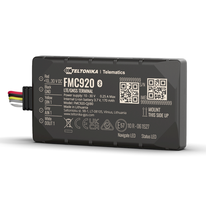 Teltonika FMC920 LTE/GNSS Fleet Tracker 